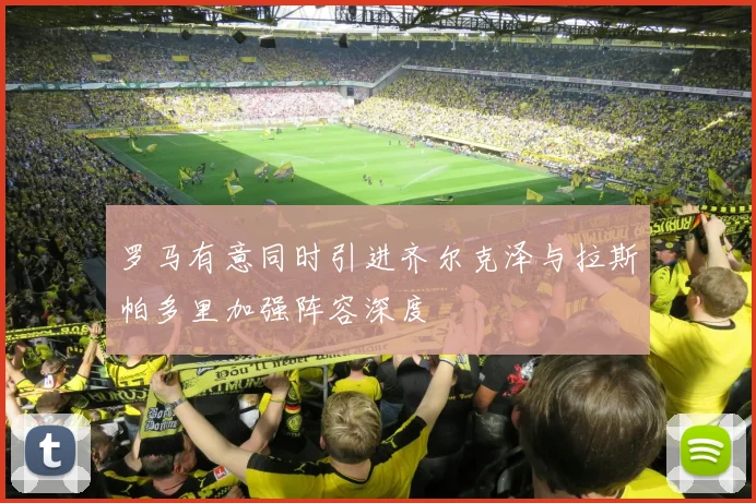罗马有意同时引进齐尔克泽与拉斯帕多里加强阵容深度